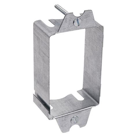 1-gang metal electrical switch box extension|electrical outlet box extender.